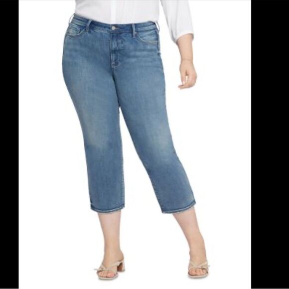 🎉NY&C Ankle Crop Jeans Sz 10 - Picture 1 of 11